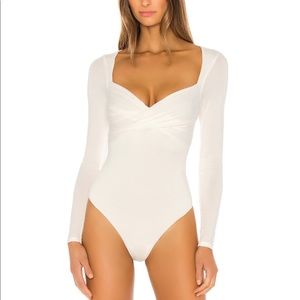 Lovers and Friends white Mikka bodysuit XS